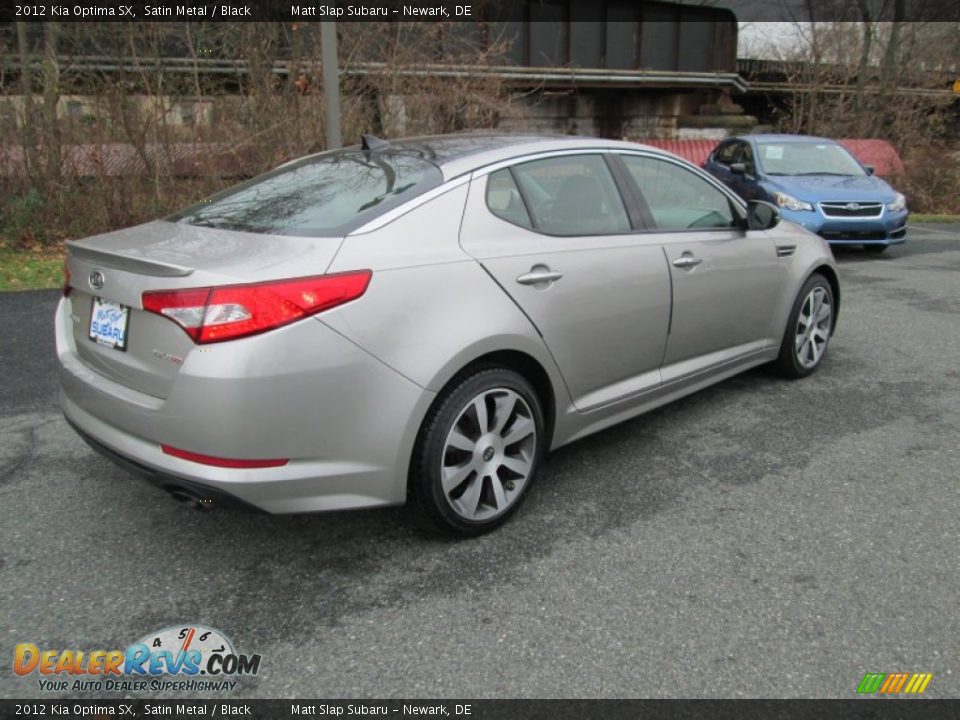 2012 Kia Optima SX Satin Metal / Black Photo #6