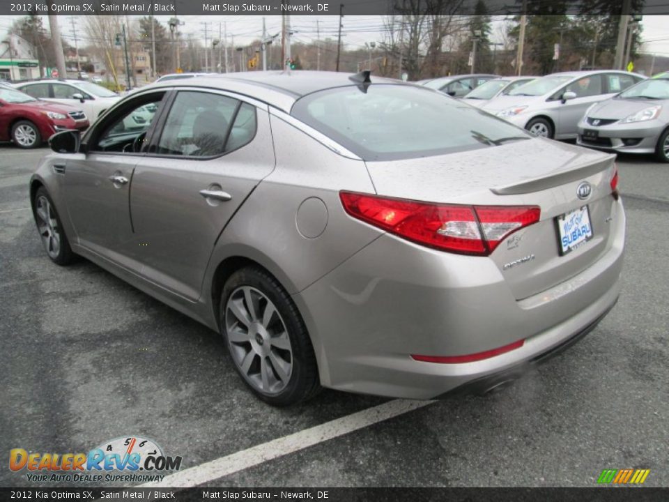 2012 Kia Optima SX Satin Metal / Black Photo #8