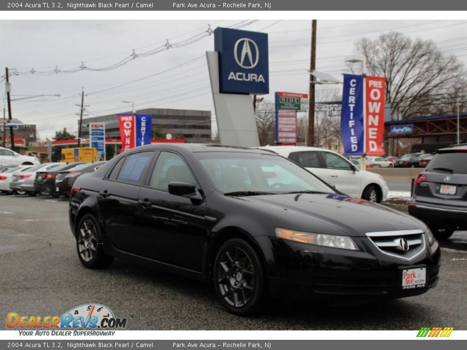 2004 Acura TL 3.2 Nighthawk Black Pearl / Camel Photo #1