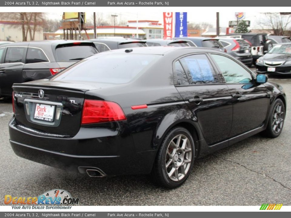 2004 Acura TL 3.2 Nighthawk Black Pearl / Camel Photo #3