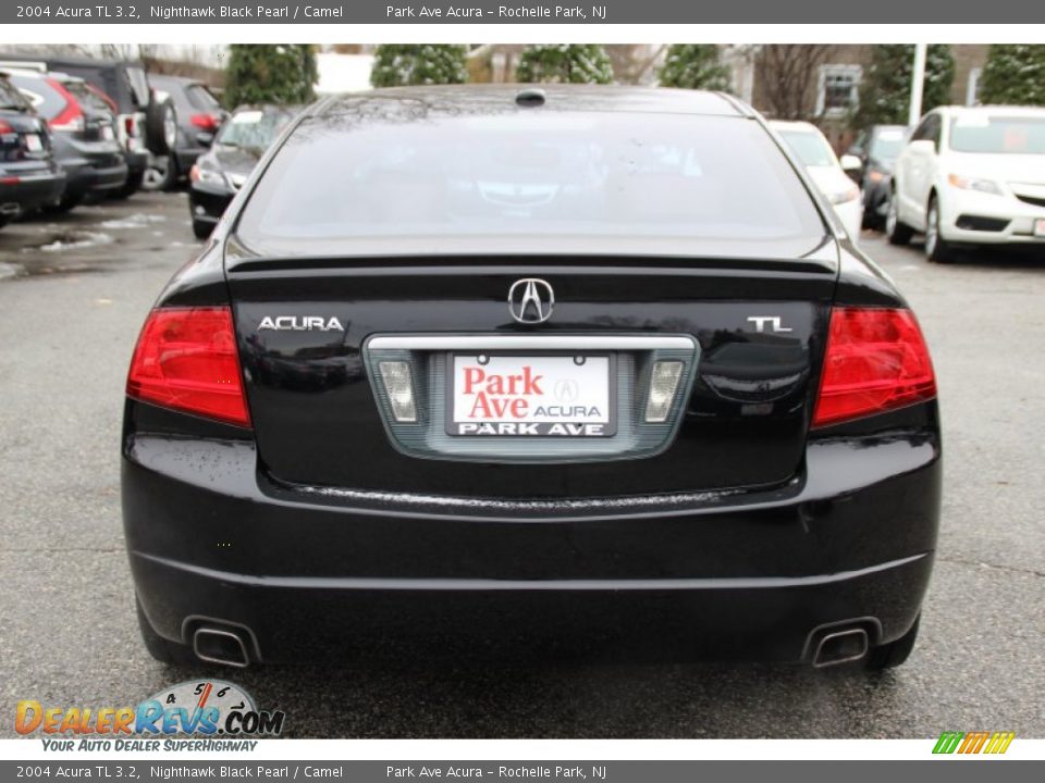 2004 Acura TL 3.2 Nighthawk Black Pearl / Camel Photo #4