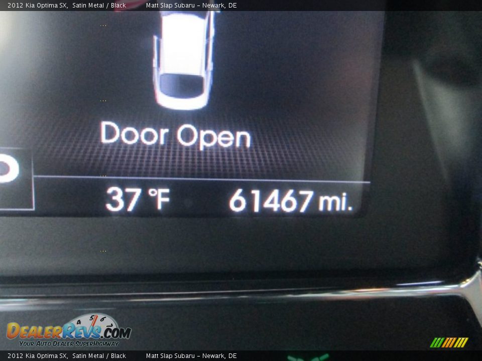 2012 Kia Optima SX Satin Metal / Black Photo #27