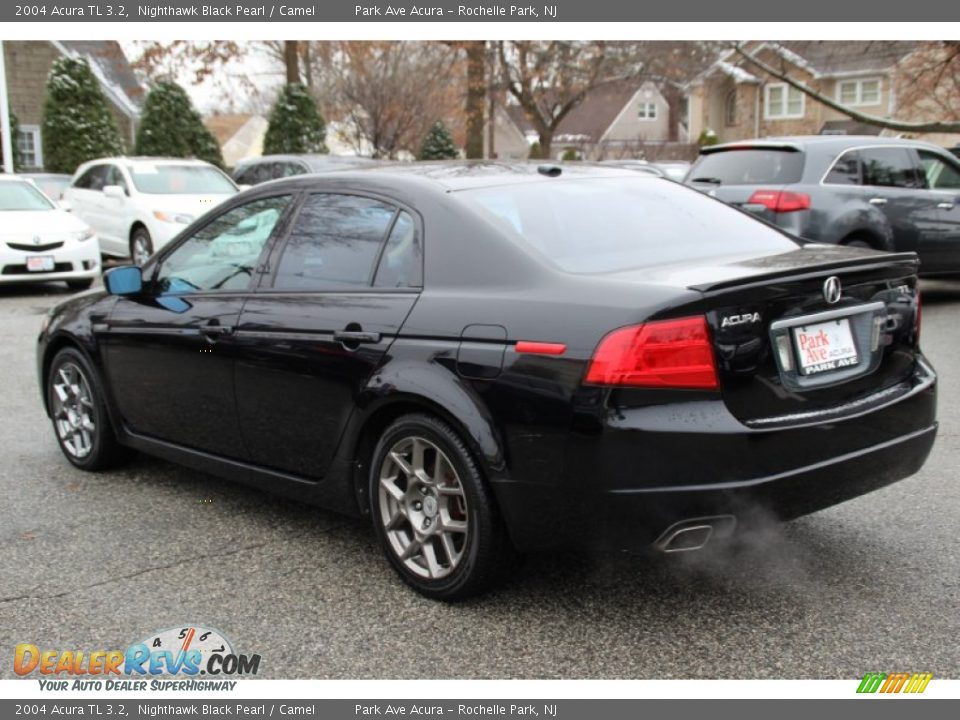 2004 Acura TL 3.2 Nighthawk Black Pearl / Camel Photo #5