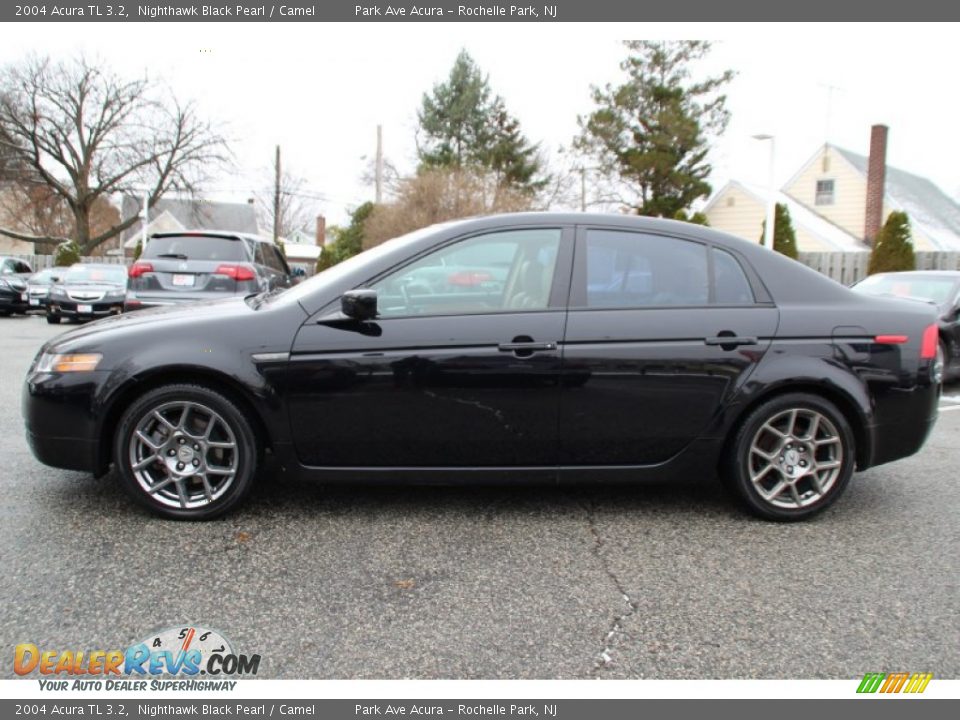 2004 Acura TL 3.2 Nighthawk Black Pearl / Camel Photo #6