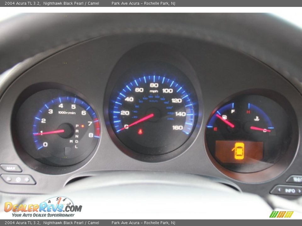 2004 Acura TL 3.2 Nighthawk Black Pearl / Camel Photo #21