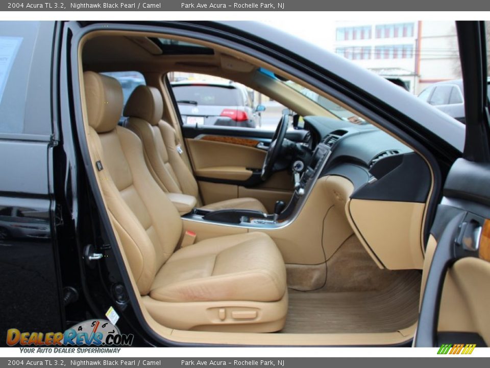 2004 Acura TL 3.2 Nighthawk Black Pearl / Camel Photo #28
