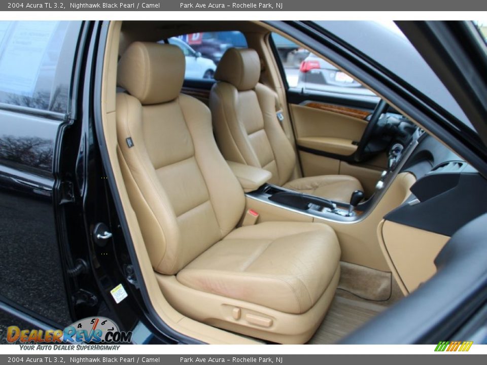 2004 Acura TL 3.2 Nighthawk Black Pearl / Camel Photo #29
