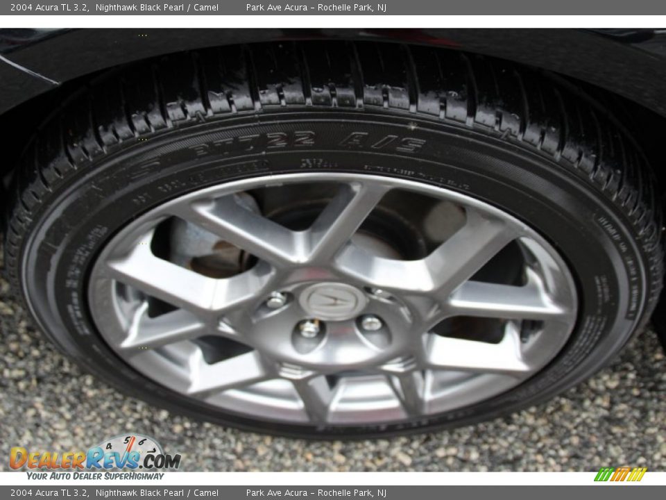 2004 Acura TL 3.2 Nighthawk Black Pearl / Camel Photo #33