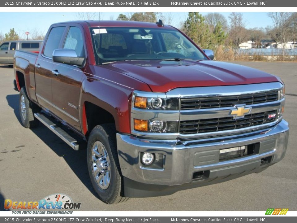 2015 Chevrolet Silverado 2500HD LTZ Crew Cab 4x4 Deep Ruby Metallic / Jet Black Photo #1
