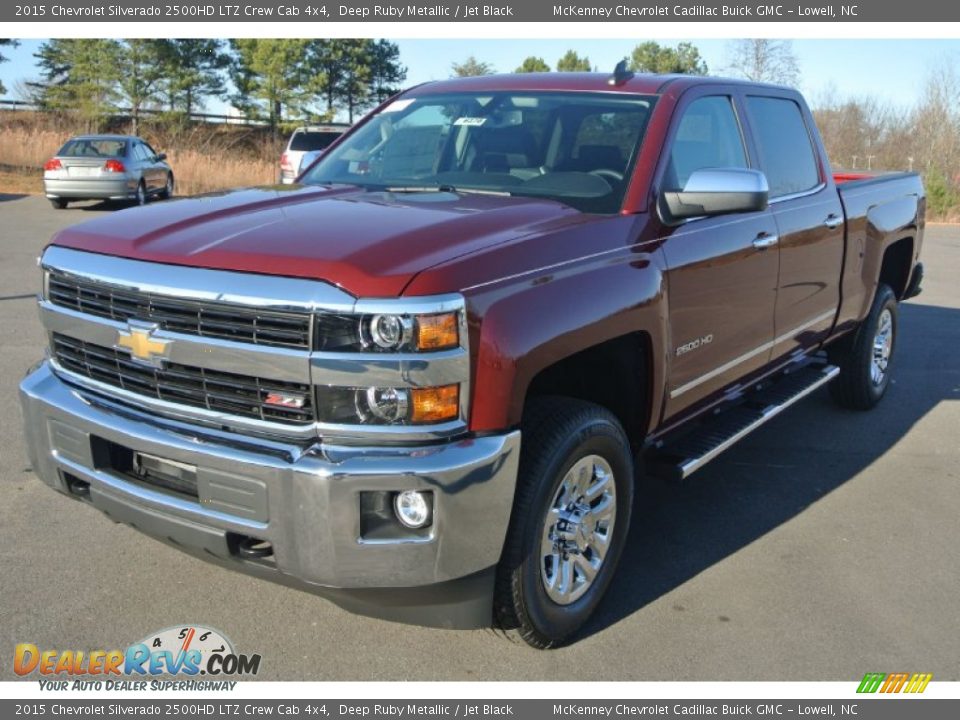 2015 Chevrolet Silverado 2500HD LTZ Crew Cab 4x4 Deep Ruby Metallic / Jet Black Photo #2