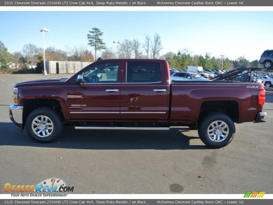 2015 Chevrolet Silverado 2500HD LTZ Crew Cab 4x4 Deep Ruby Metallic / Jet Black Photo #3
