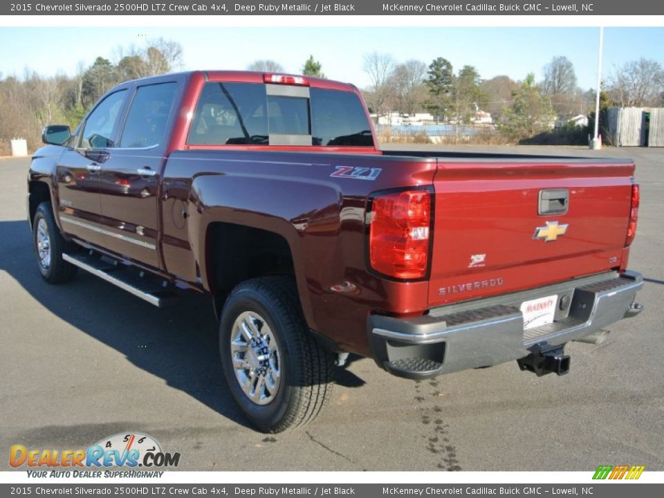 2015 Chevrolet Silverado 2500HD LTZ Crew Cab 4x4 Deep Ruby Metallic / Jet Black Photo #4