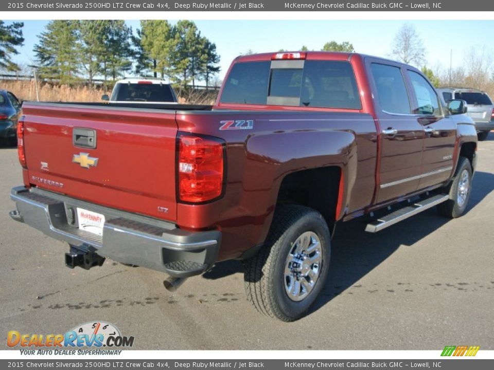 2015 Chevrolet Silverado 2500HD LTZ Crew Cab 4x4 Deep Ruby Metallic / Jet Black Photo #5