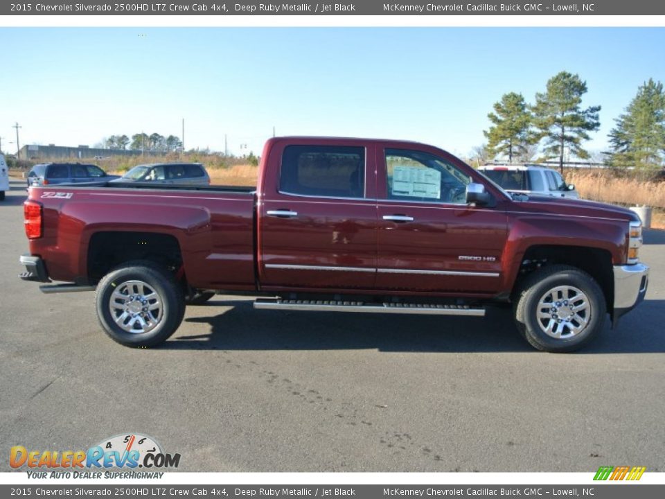 2015 Chevrolet Silverado 2500HD LTZ Crew Cab 4x4 Deep Ruby Metallic / Jet Black Photo #6