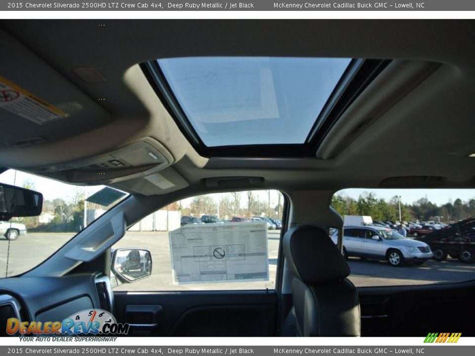 2015 Chevrolet Silverado 2500HD LTZ Crew Cab 4x4 Deep Ruby Metallic / Jet Black Photo #9