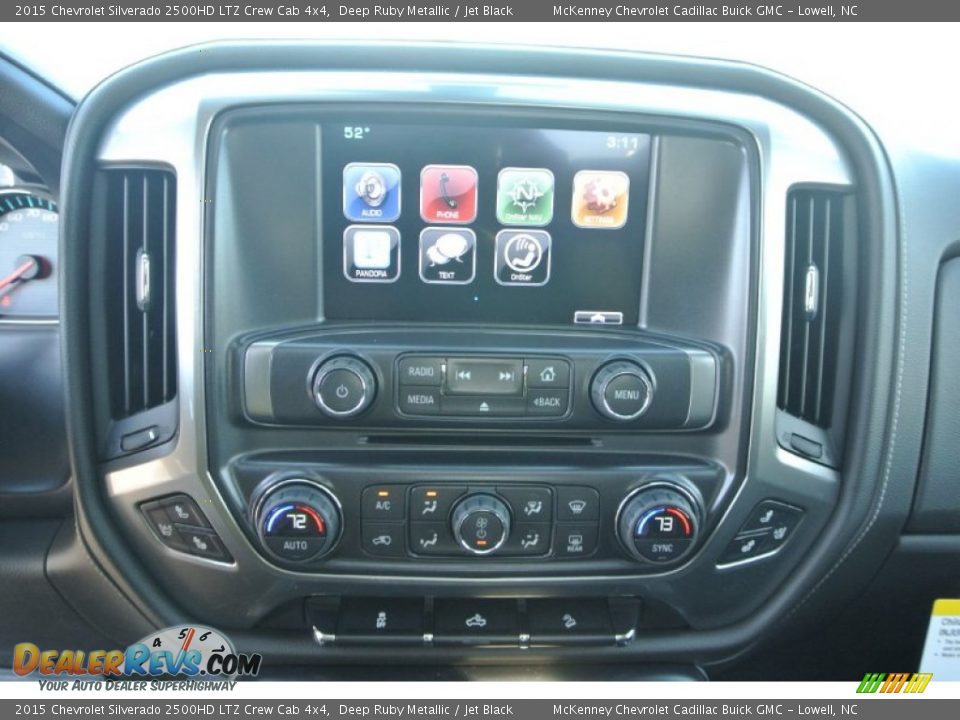 2015 Chevrolet Silverado 2500HD LTZ Crew Cab 4x4 Deep Ruby Metallic / Jet Black Photo #12