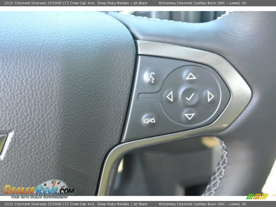 2015 Chevrolet Silverado 2500HD LTZ Crew Cab 4x4 Deep Ruby Metallic / Jet Black Photo #14