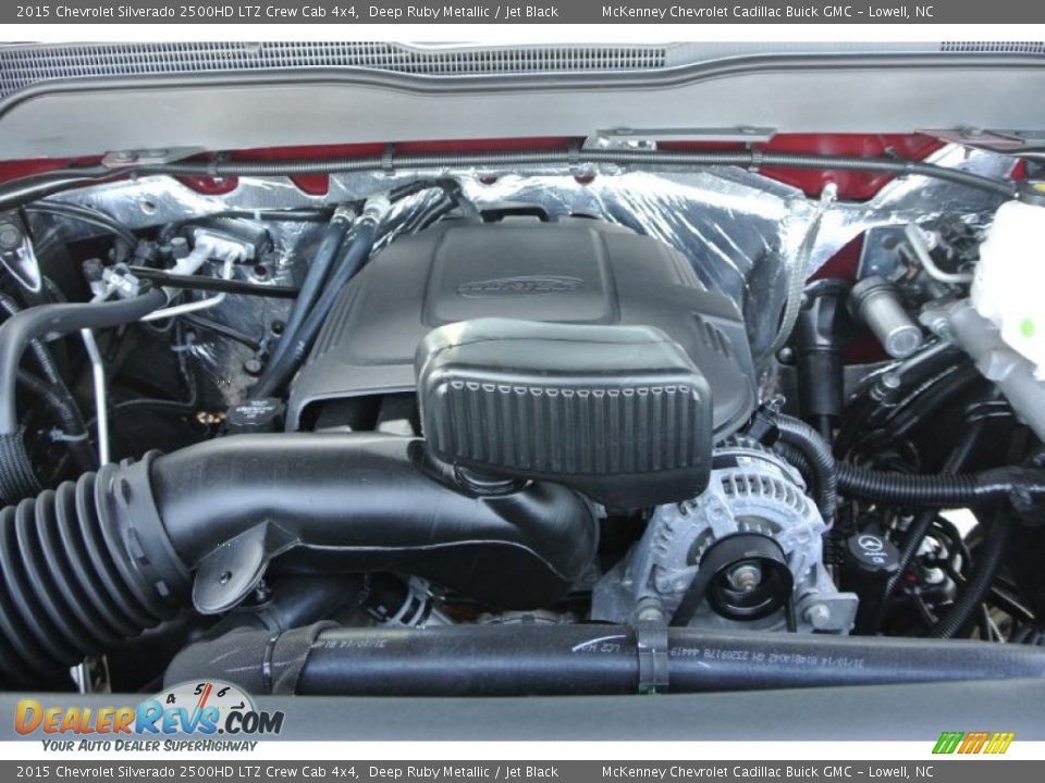 2015 Chevrolet Silverado 2500HD LTZ Crew Cab 4x4 Deep Ruby Metallic / Jet Black Photo #21