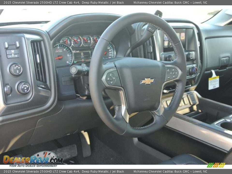2015 Chevrolet Silverado 2500HD LTZ Crew Cab 4x4 Deep Ruby Metallic / Jet Black Photo #22