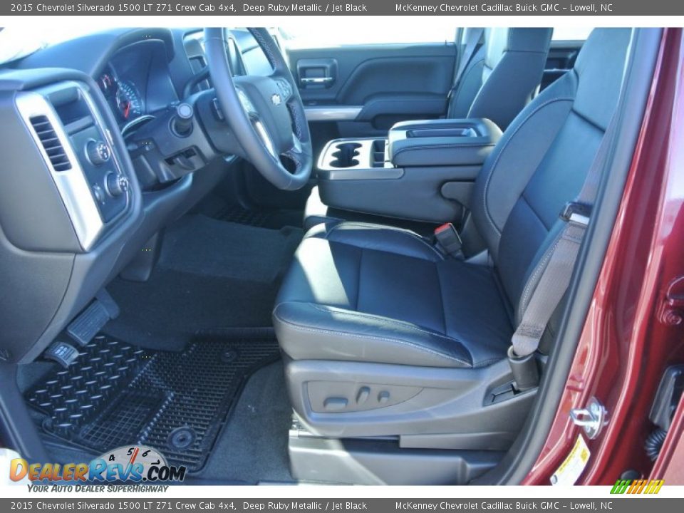 2015 Chevrolet Silverado 1500 LT Z71 Crew Cab 4x4 Deep Ruby Metallic / Jet Black Photo #8