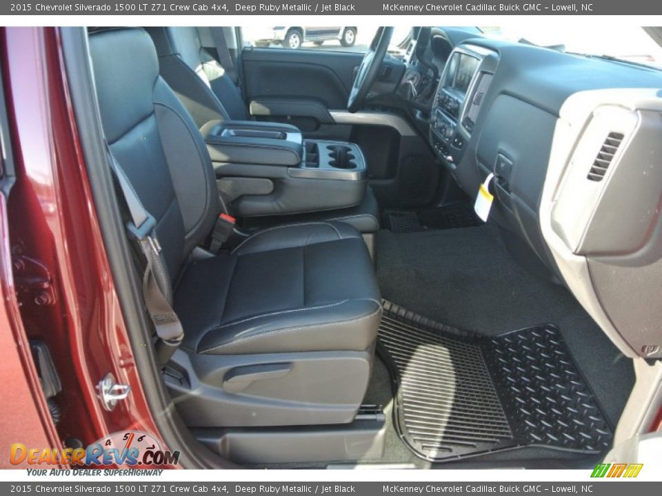 2015 Chevrolet Silverado 1500 LT Z71 Crew Cab 4x4 Deep Ruby Metallic / Jet Black Photo #17