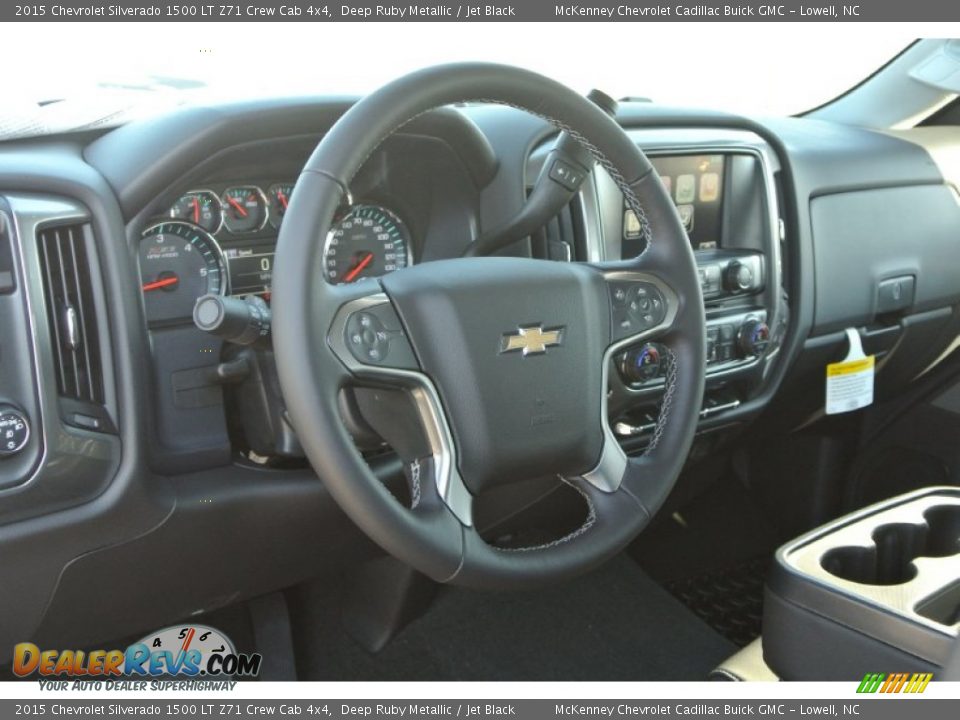 2015 Chevrolet Silverado 1500 LT Z71 Crew Cab 4x4 Deep Ruby Metallic / Jet Black Photo #21