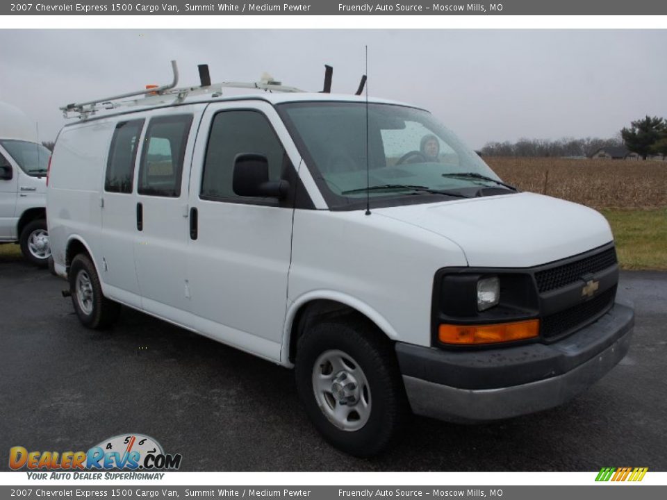 2007 Chevrolet Express 1500 Cargo Van Summit White / Medium Pewter Photo #3