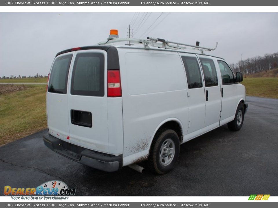 2007 Chevrolet Express 1500 Cargo Van Summit White / Medium Pewter Photo #4