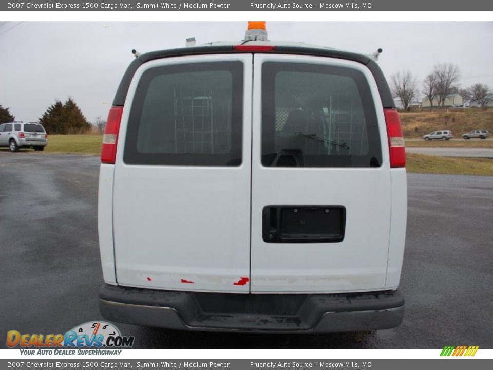 2007 Chevrolet Express 1500 Cargo Van Summit White / Medium Pewter Photo #5