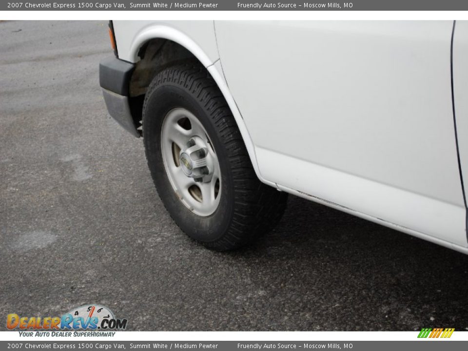 2007 Chevrolet Express 1500 Cargo Van Summit White / Medium Pewter Photo #7