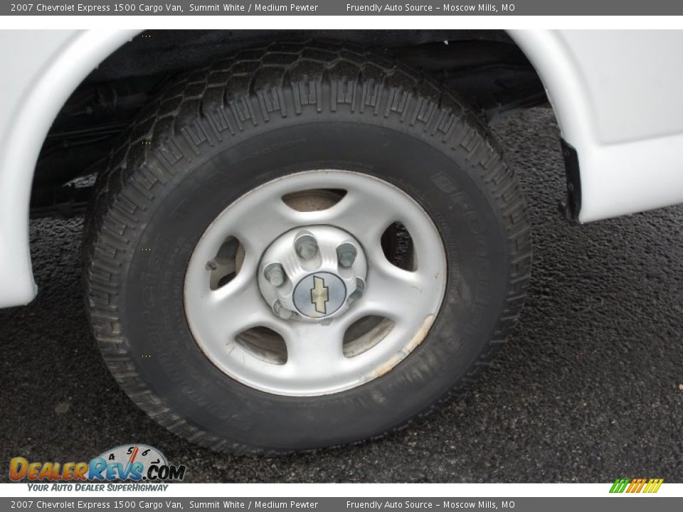 2007 Chevrolet Express 1500 Cargo Van Summit White / Medium Pewter Photo #8