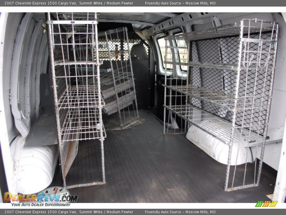 2007 Chevrolet Express 1500 Cargo Van Summit White / Medium Pewter Photo #9