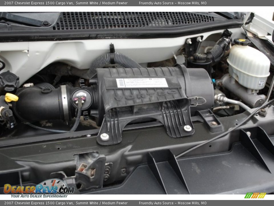 2007 Chevrolet Express 1500 Cargo Van Summit White / Medium Pewter Photo #14