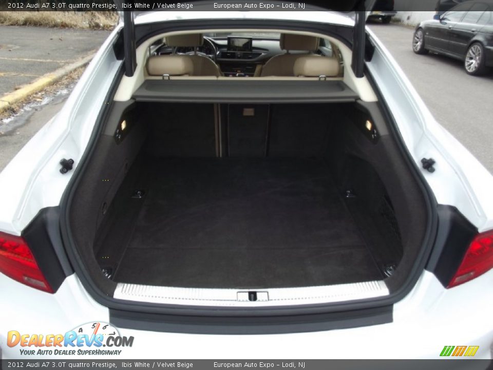 2012 Audi A7 3.0T quattro Prestige Ibis White / Velvet Beige Photo #8