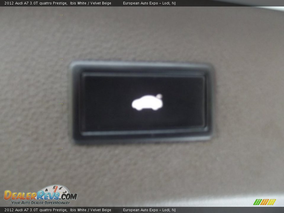 2012 Audi A7 3.0T quattro Prestige Ibis White / Velvet Beige Photo #9