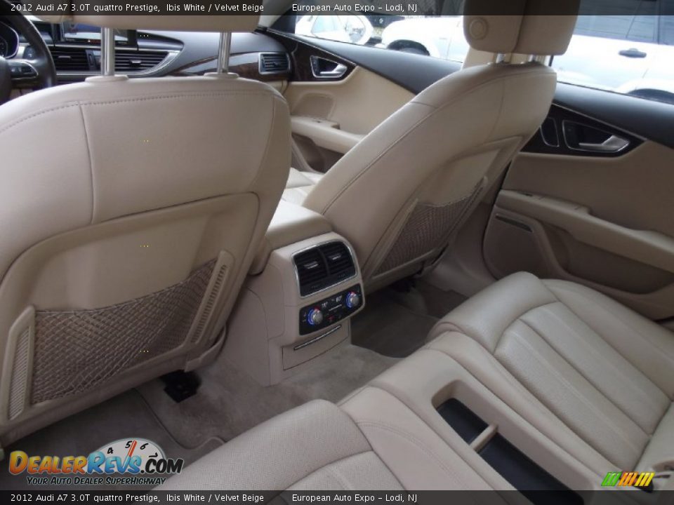 Rear Seat of 2012 Audi A7 3.0T quattro Prestige Photo #16