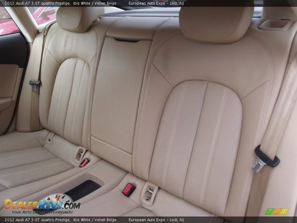 Rear Seat of 2012 Audi A7 3.0T quattro Prestige Photo #17