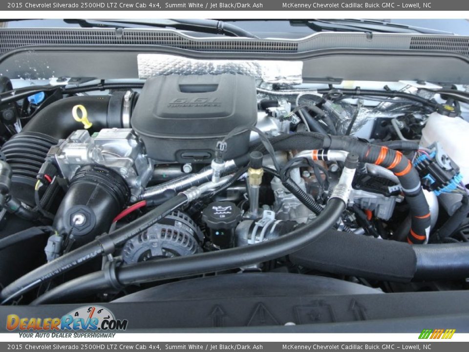 2015 Chevrolet Silverado 2500HD LTZ Crew Cab 4x4 Summit White / Jet Black/Dark Ash Photo #20