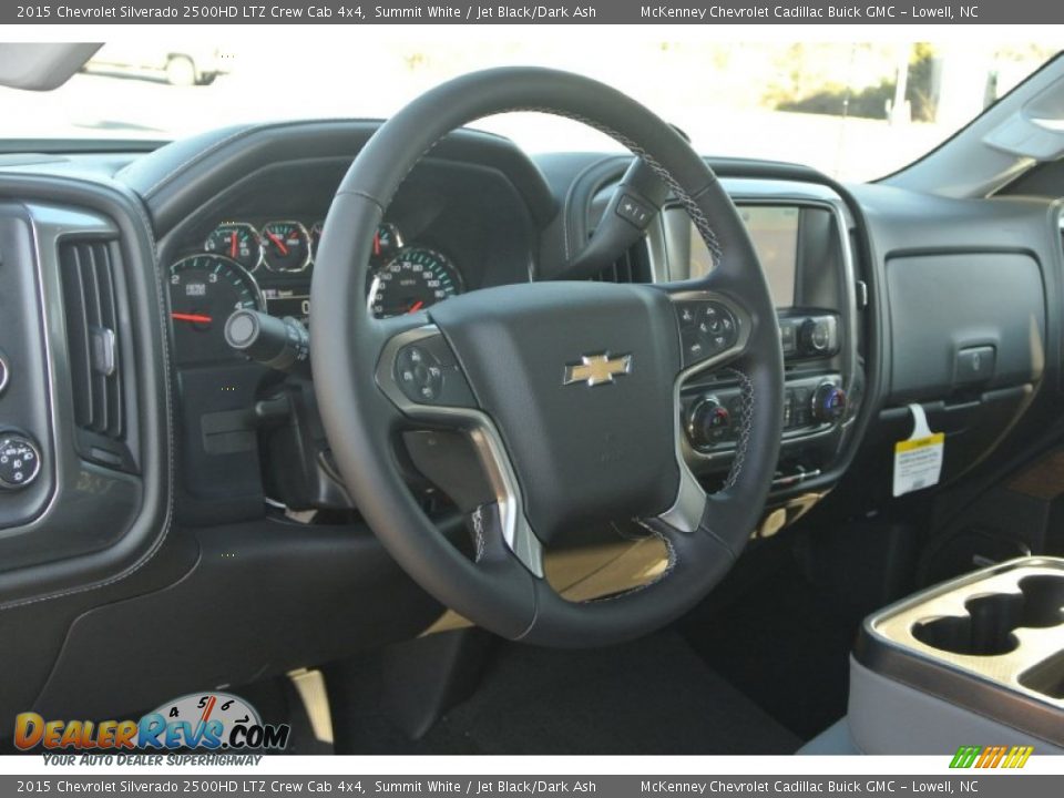 2015 Chevrolet Silverado 2500HD LTZ Crew Cab 4x4 Summit White / Jet Black/Dark Ash Photo #21