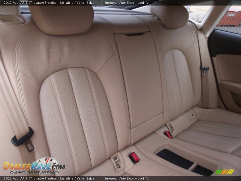 2012 Audi A7 3.0T quattro Prestige Ibis White / Velvet Beige Photo #19