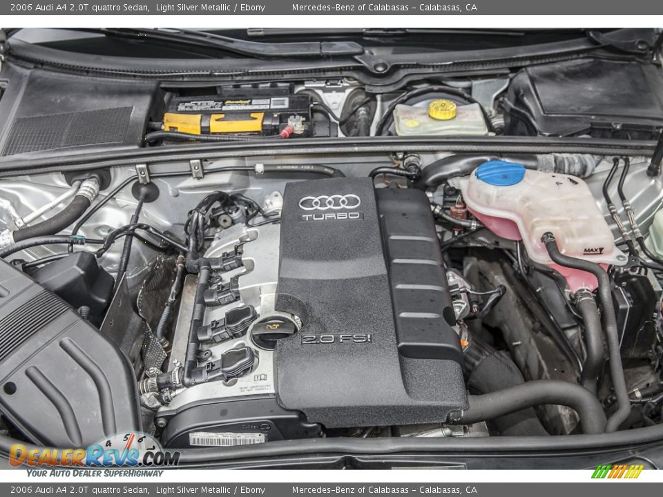 2006 Audi A4 2.0T quattro Sedan 2.0 Liter FSI Turbocharged DOHC 16-Valve VVT 4 Cylinder Engine Photo #9