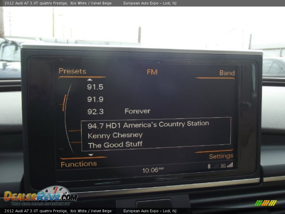 2012 Audi A7 3.0T quattro Prestige Ibis White / Velvet Beige Photo #30