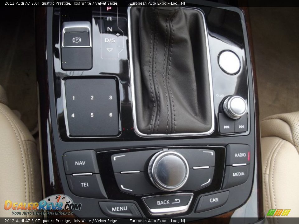 2012 Audi A7 3.0T quattro Prestige Ibis White / Velvet Beige Photo #33