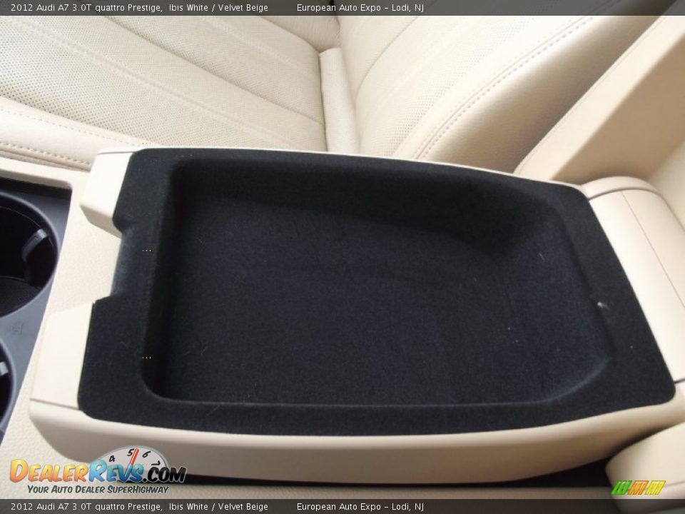 2012 Audi A7 3.0T quattro Prestige Ibis White / Velvet Beige Photo #35