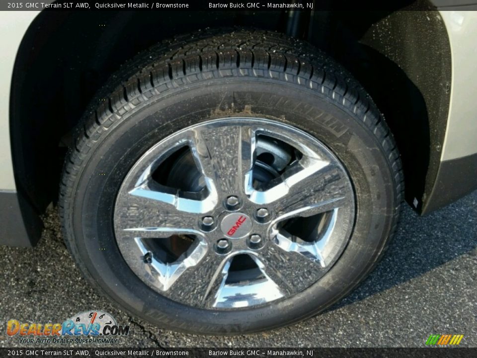 2015 GMC Terrain SLT AWD Quicksilver Metallic / Brownstone Photo #4