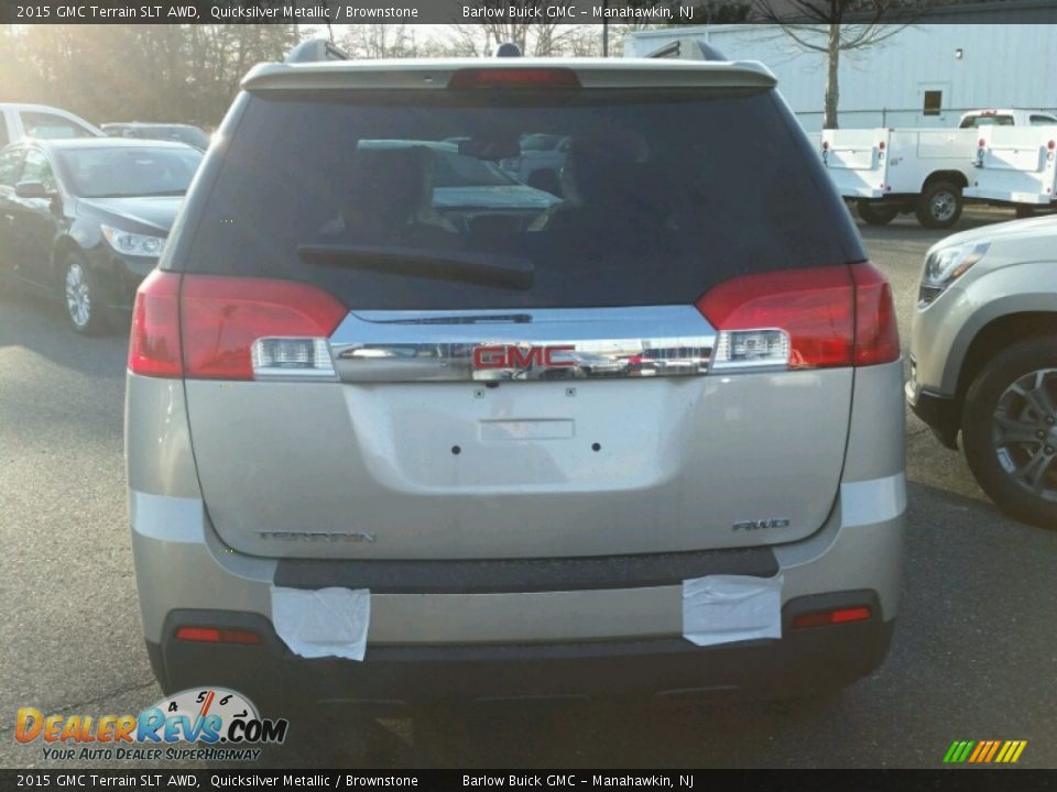 2015 GMC Terrain SLT AWD Quicksilver Metallic / Brownstone Photo #5
