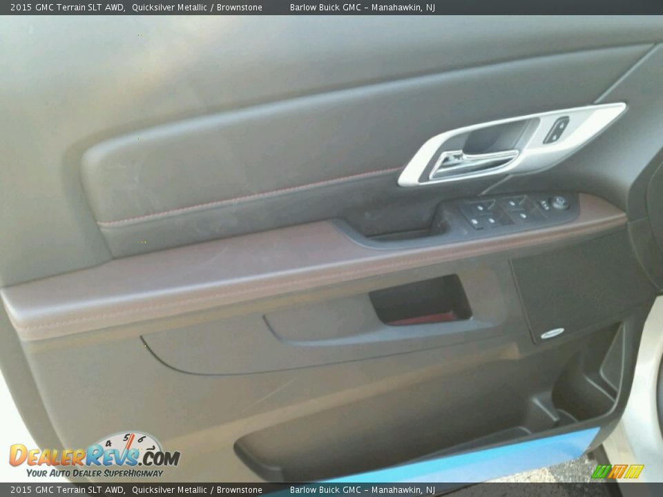 2015 GMC Terrain SLT AWD Quicksilver Metallic / Brownstone Photo #8