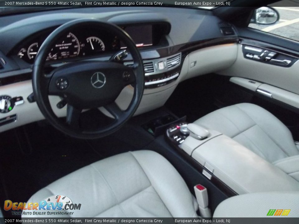 designo Corteccia Grey Interior - 2007 Mercedes-Benz S 550 4Matic Sedan Photo #10