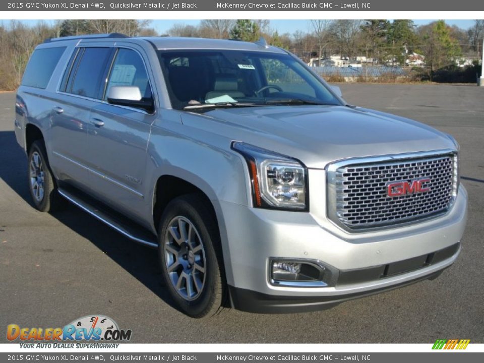 2015 GMC Yukon XL Denali 4WD Quicksilver Metallic / Jet Black Photo #1