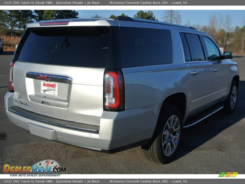 2015 GMC Yukon XL Denali 4WD Quicksilver Metallic / Jet Black Photo #5
